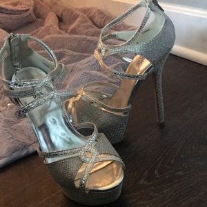 Silver heels